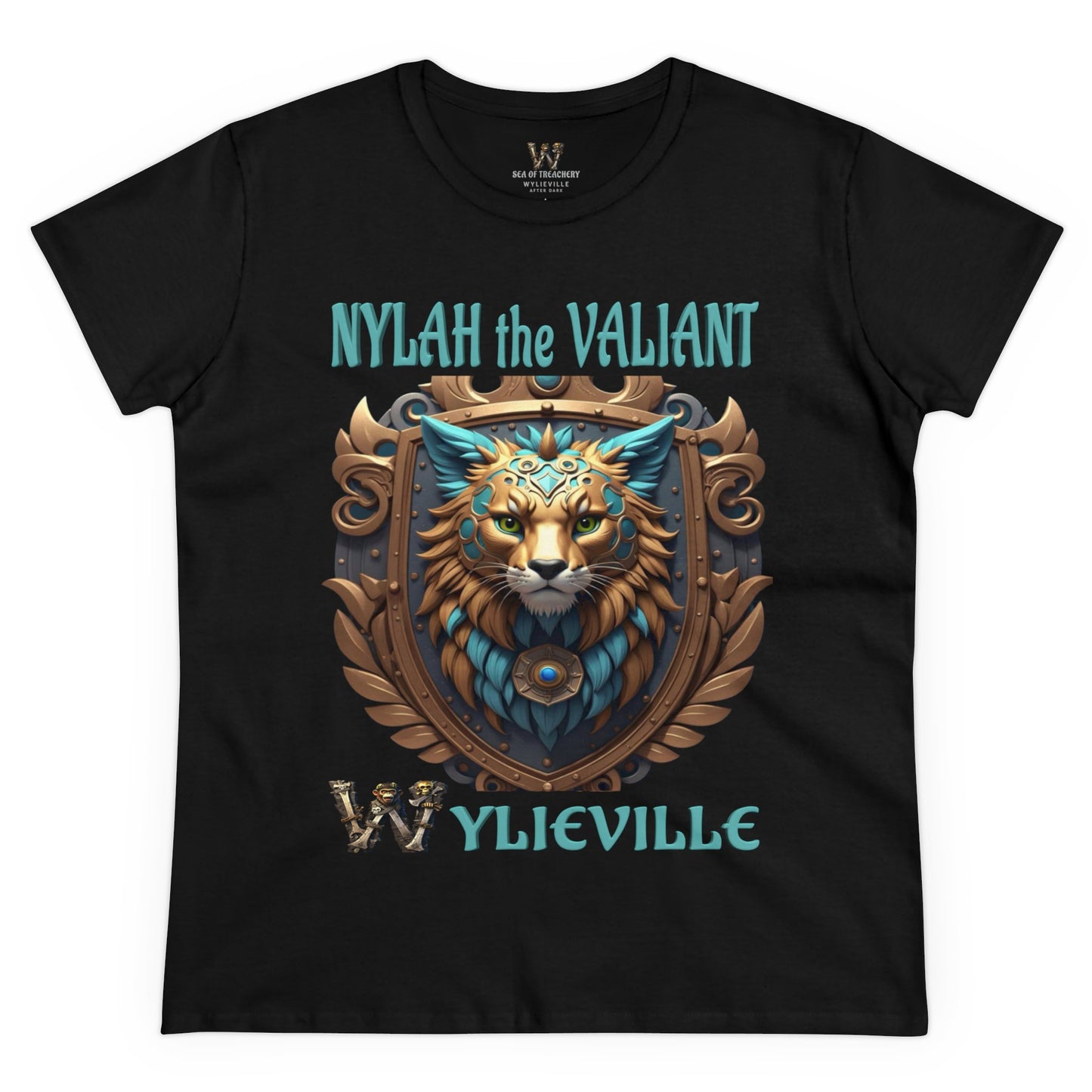 Wylieville After Dark: Nylah the Valiant Midweight Cotton Tee