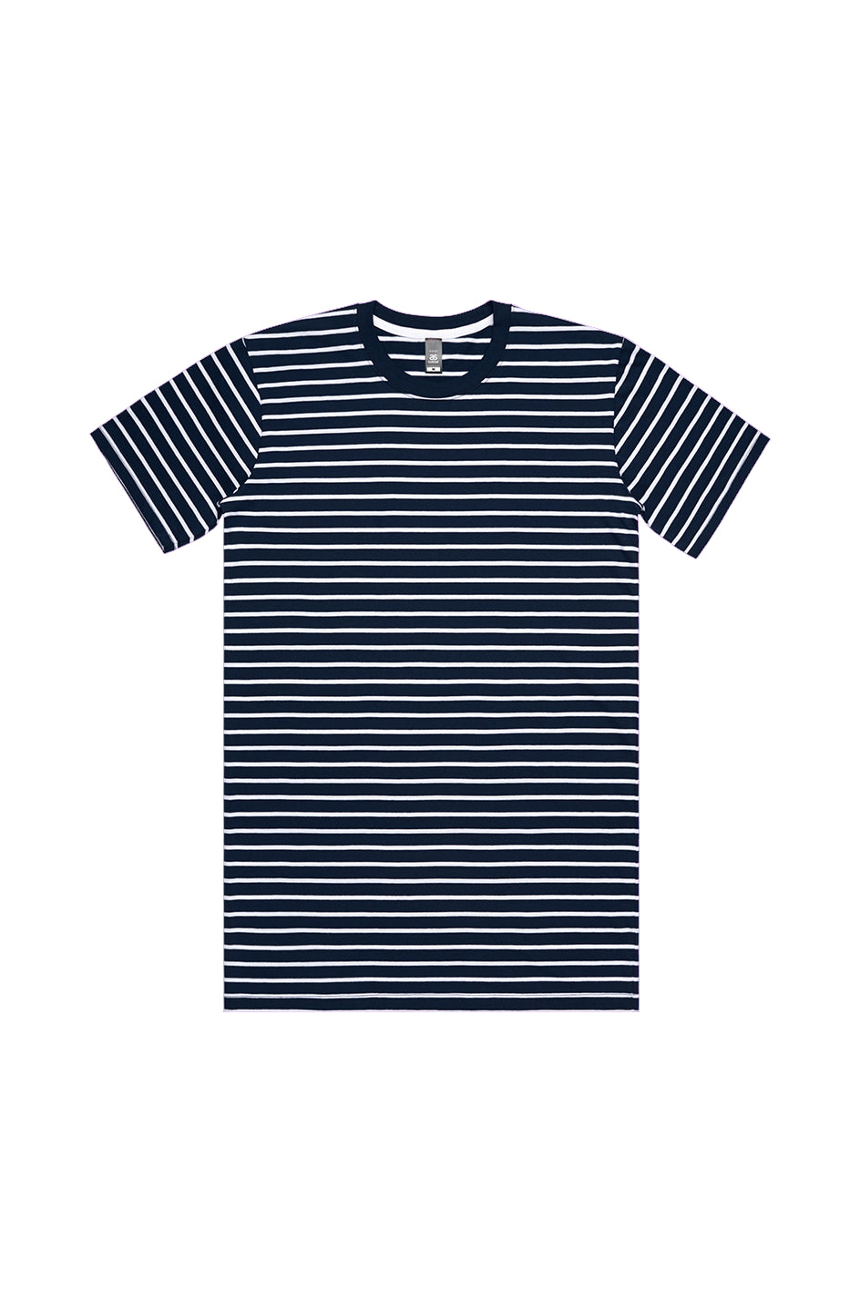 Wylieville After Dark: Navy White Stripe Tee