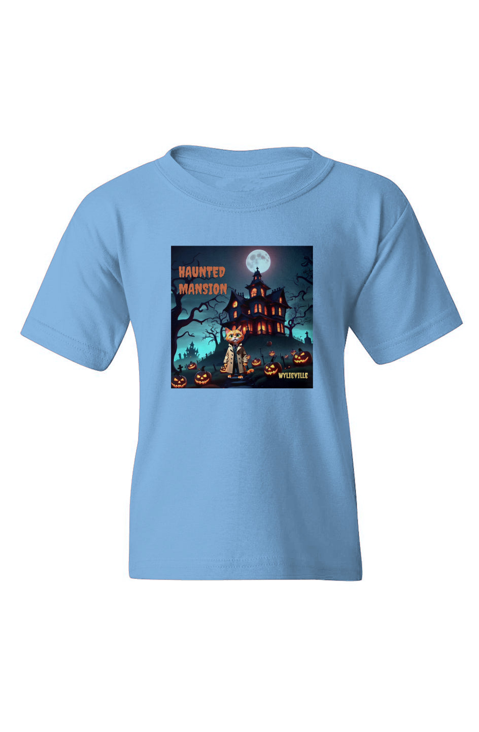 Wylieville: Haunted Mansion Heavy Cotton Youth T-Shirt