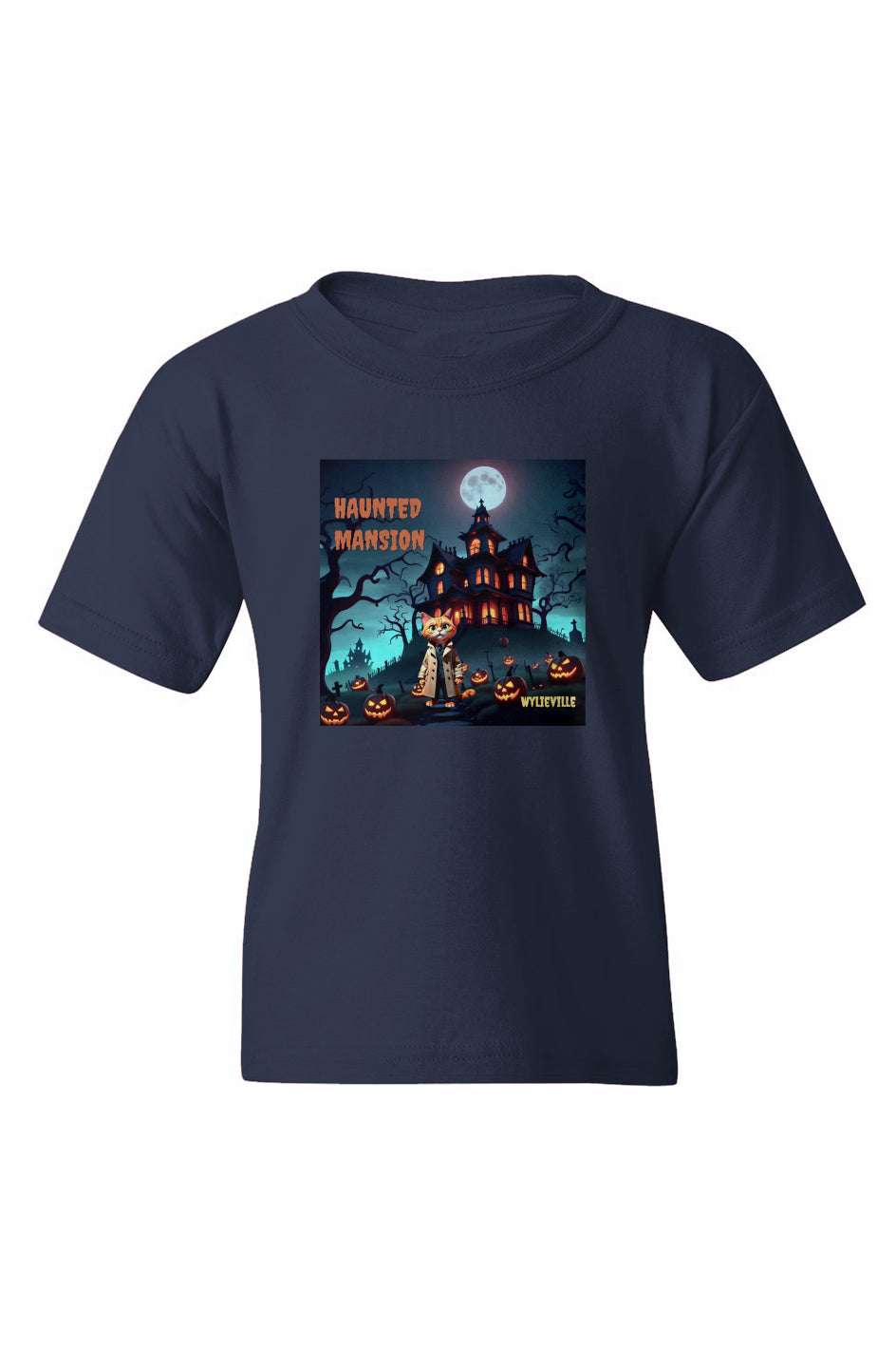 Wylieville: Haunted Mansion Heavy Cotton Youth T-Shirt