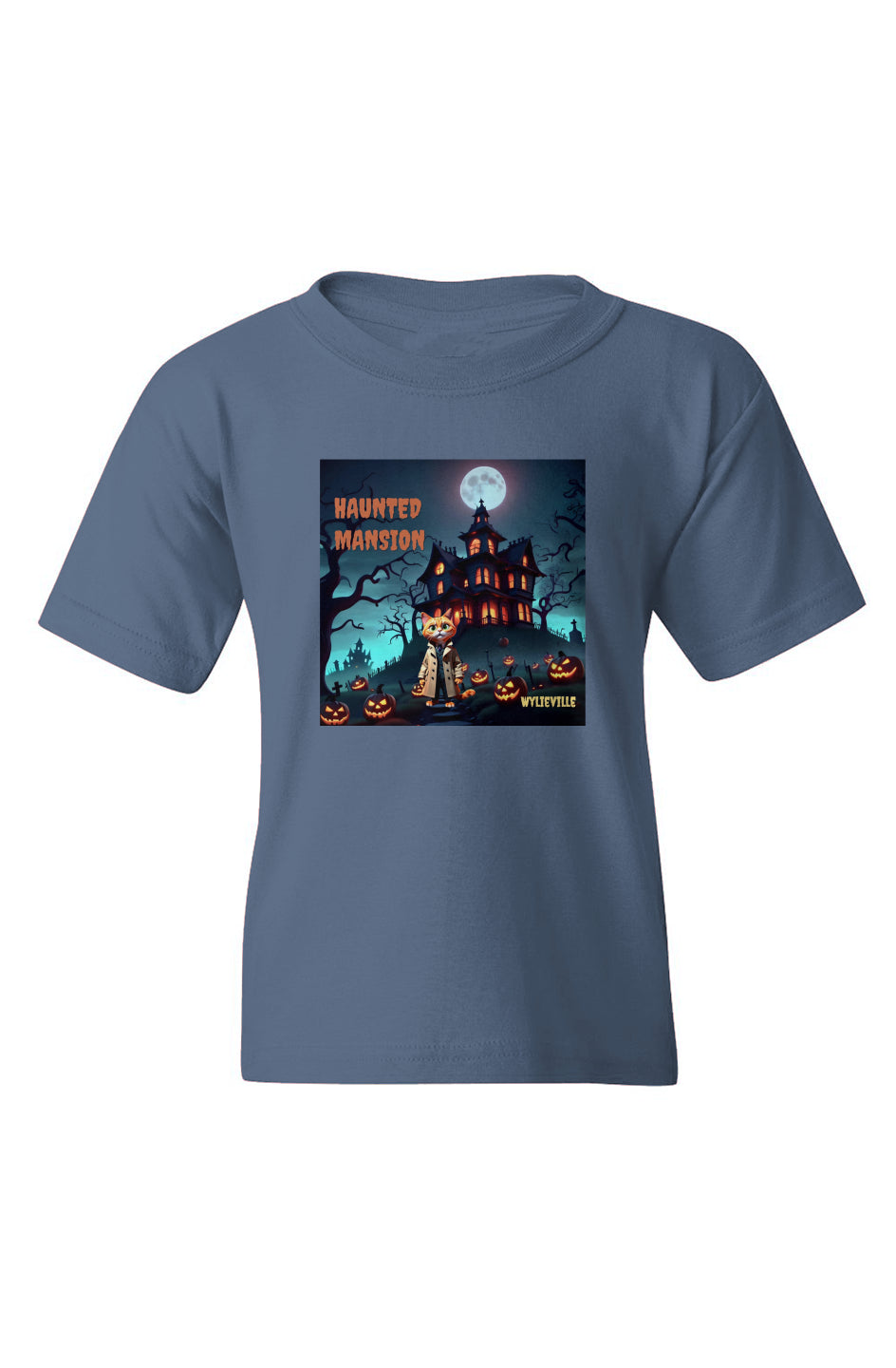 Wylieville: Haunted Mansion Heavy Cotton Youth T-Shirt