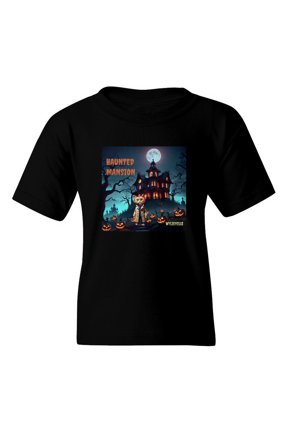 Wylieville: Haunted Mansion Heavy Cotton Youth T-Shirt