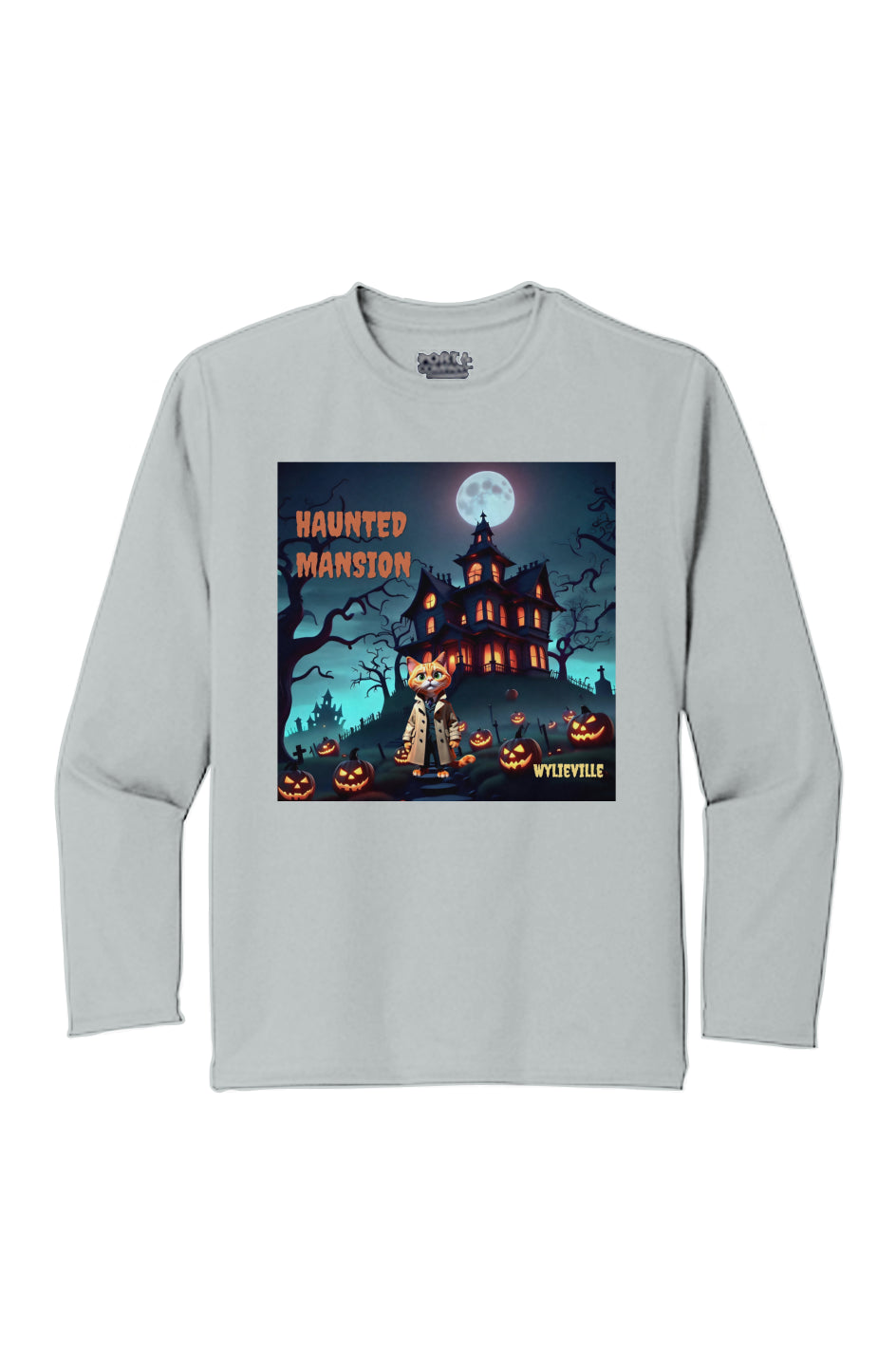 Wylieville: Haunted Mansion Youth LS Performance Tee