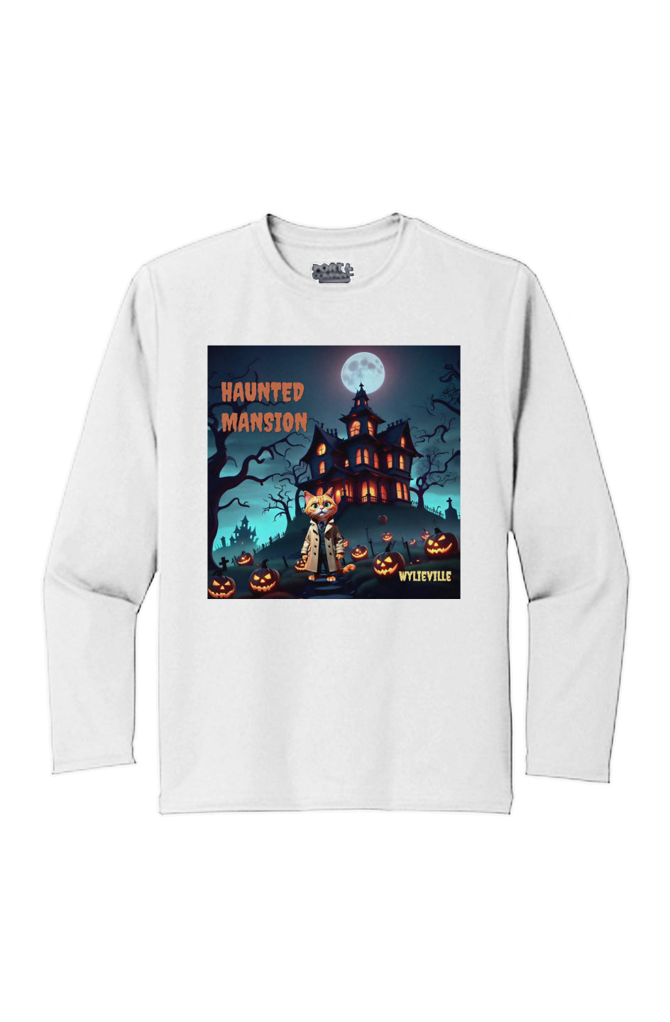 Wylieville: Haunted Mansion Youth LS Performance Tee