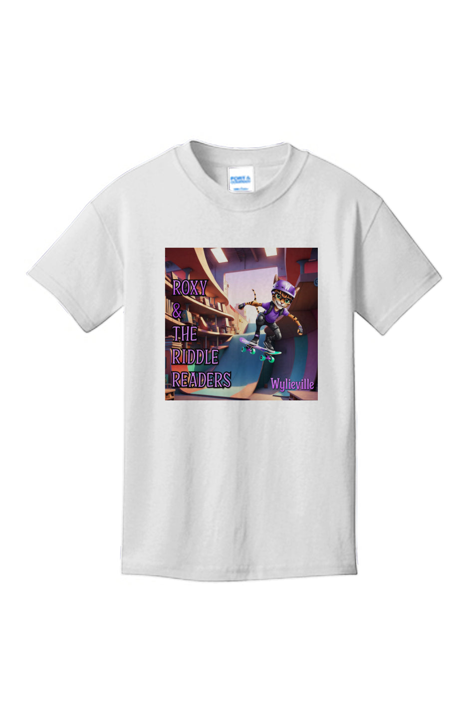 Wylieville: Roxy & The Riddle Readers Youth Core Cotton Tee