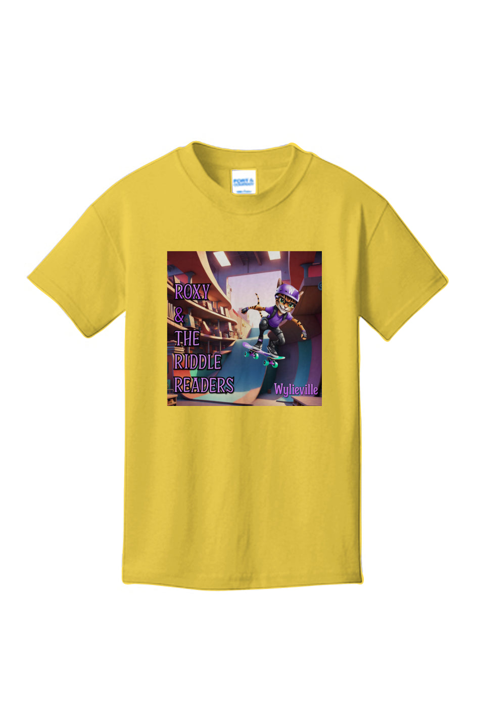 Wylieville: Roxy & The Riddle Readers Youth Core Cotton Tee