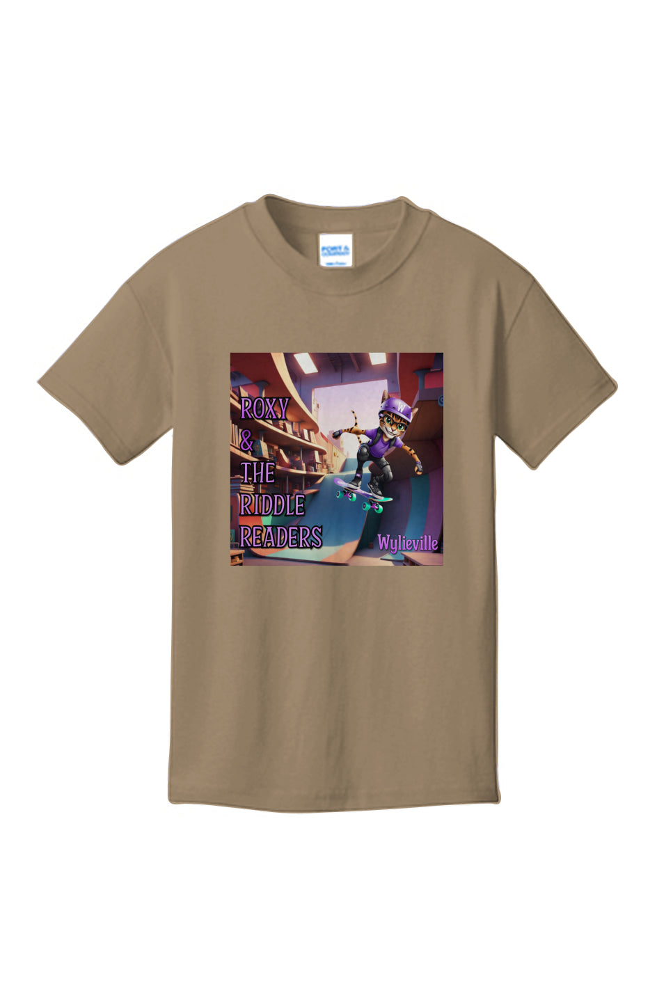 Wylieville: Roxy & The Riddle Readers Youth Core Cotton Tee