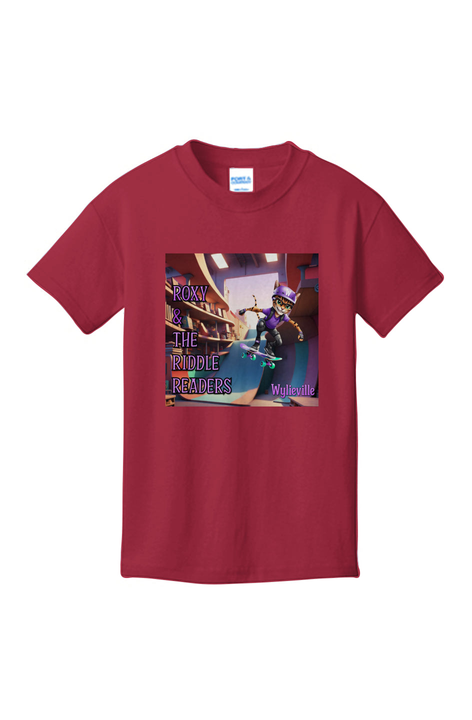 Wylieville: Roxy & The Riddle Readers Youth Core Cotton Tee