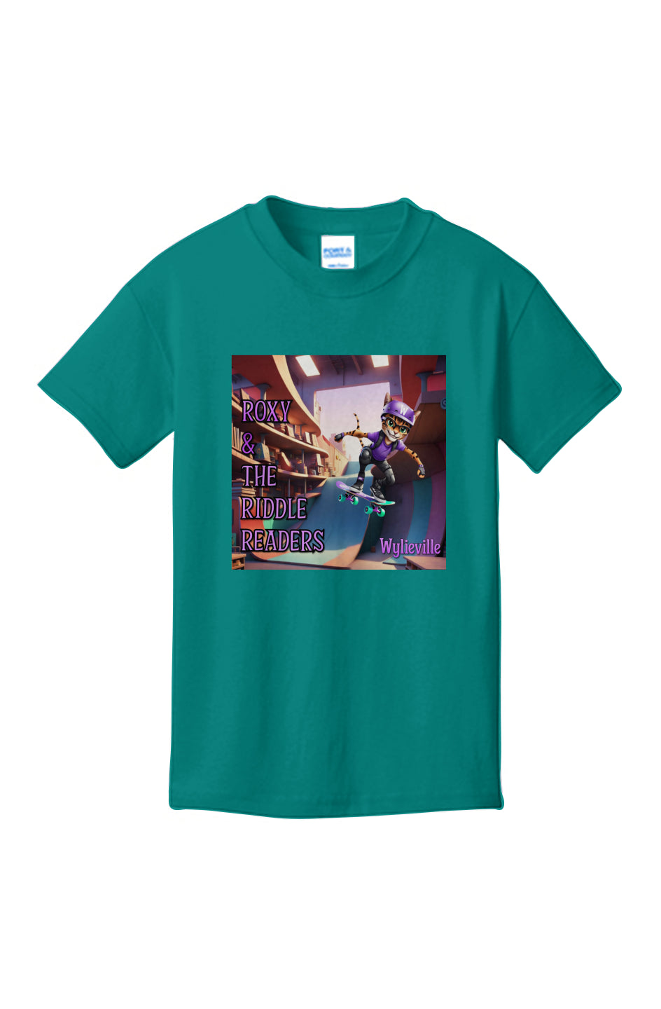 Wylieivlle: Roxy & The Riddle Readers Youth Core Cotton Tee