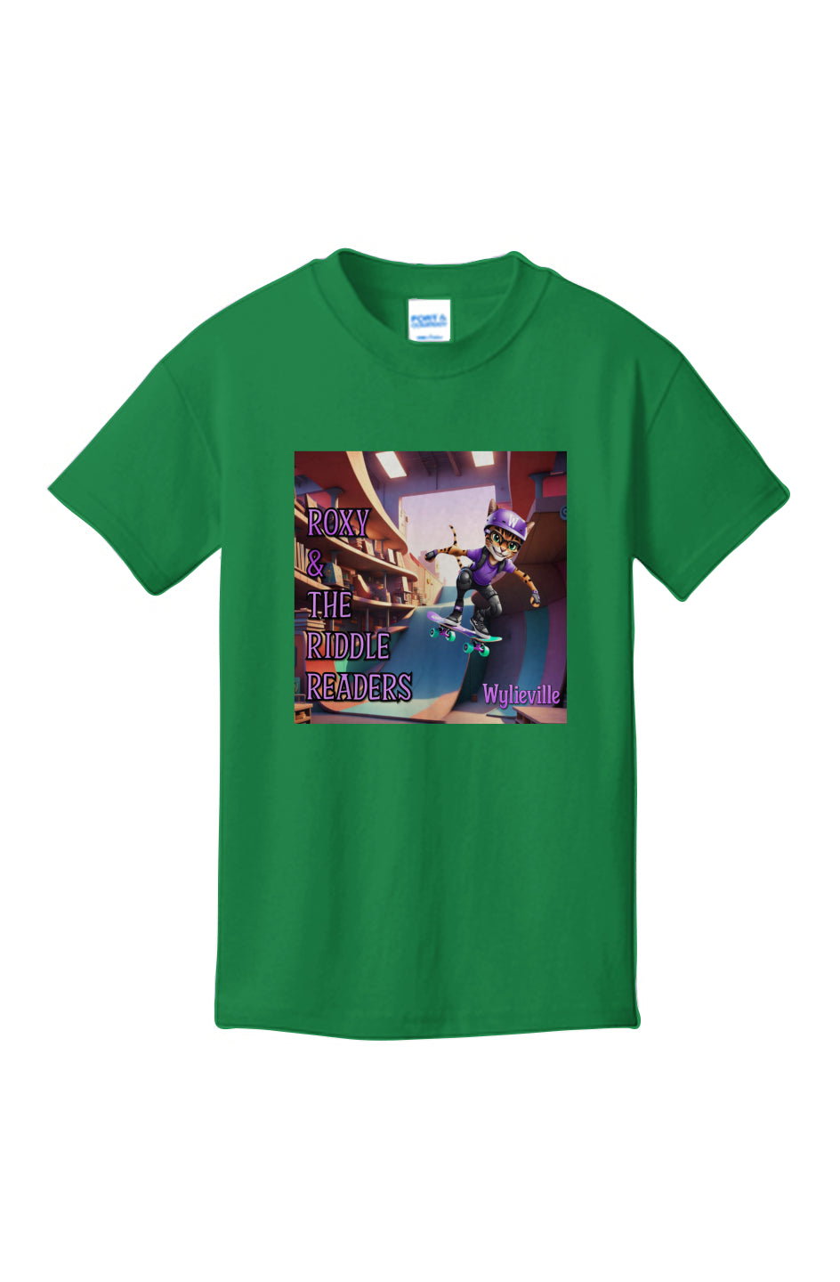 Wylieivlle: Roxy & The Riddle Readers Youth Core Cotton Tee