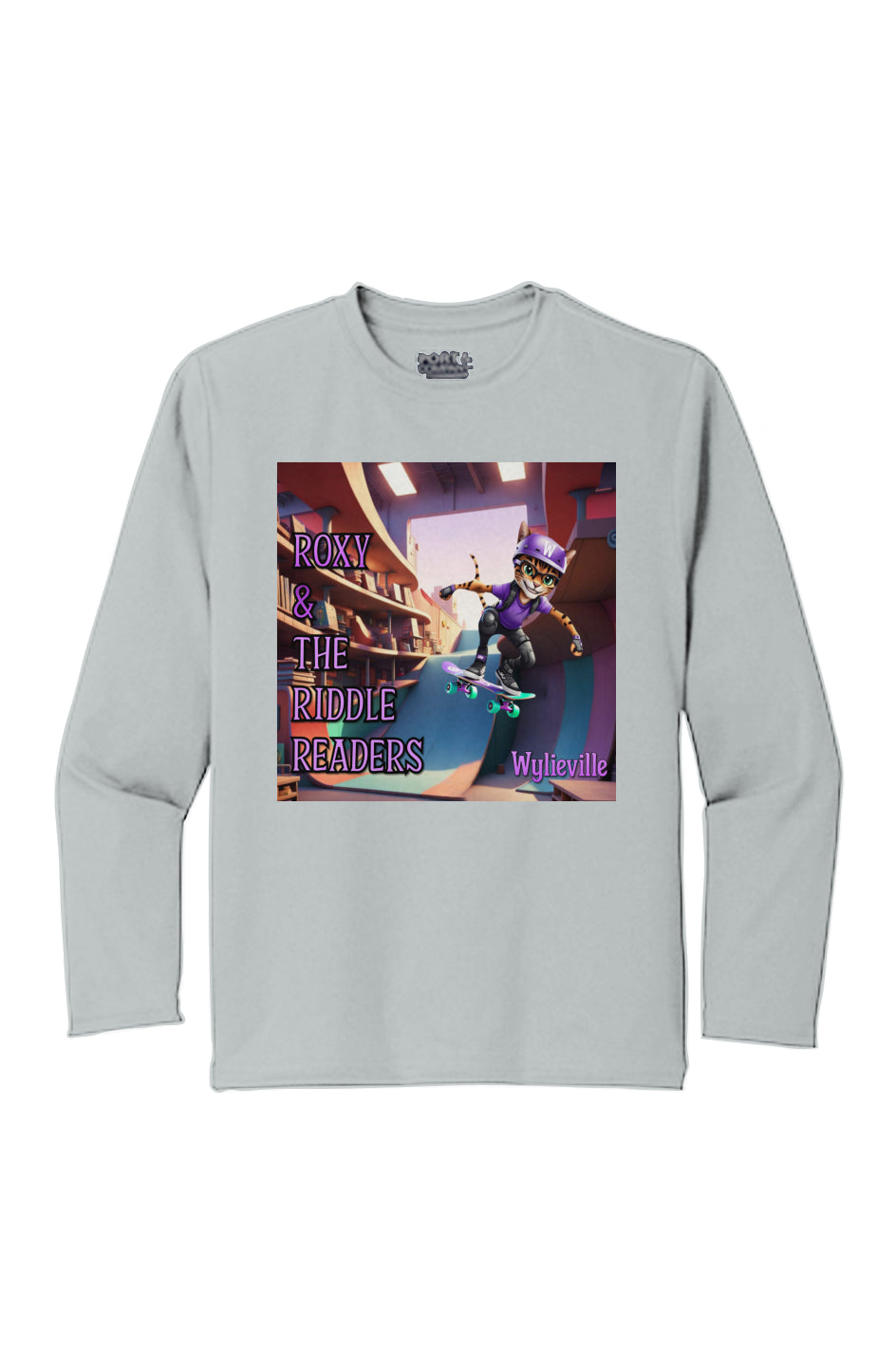 Wylieville: Roxy & The Riddle Readers Youth LS Performance Tee