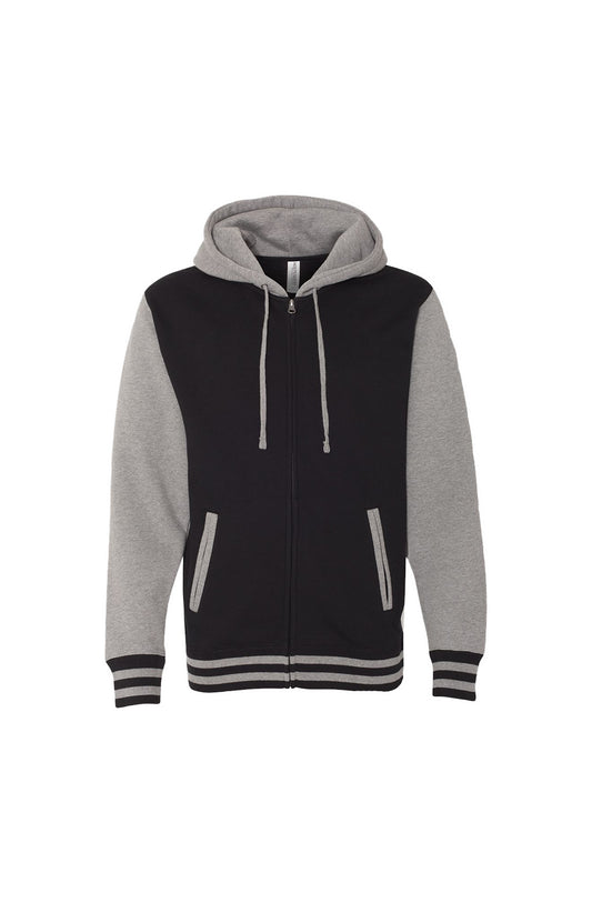 Wylieville After Dark: UNISEX HEAVYWEIGHT VARSITY ZIP HOOD