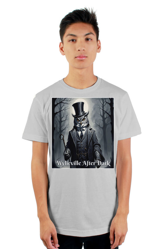 Wylieville After Dark: 1772 Museum men's t-shirt