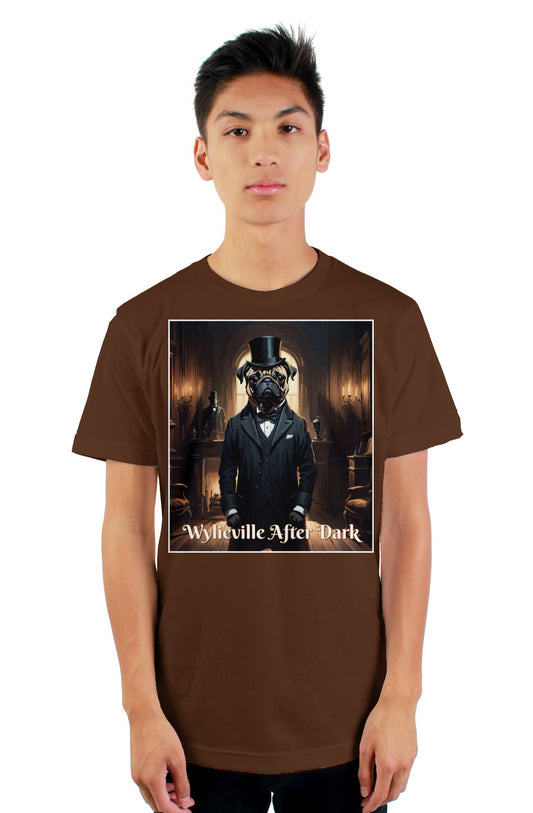 Wylieville After Dark: 1845 Museum men's t-shirt