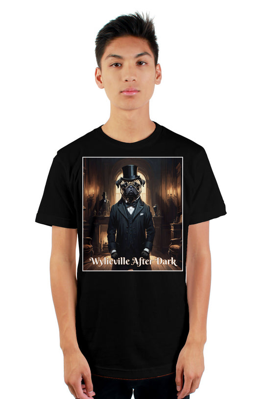 Wylieville After Dark: 1845 Museum men's t-shirt