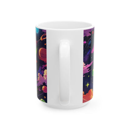 Wylie Tunes: Space Ceramic Mug, (15oz)