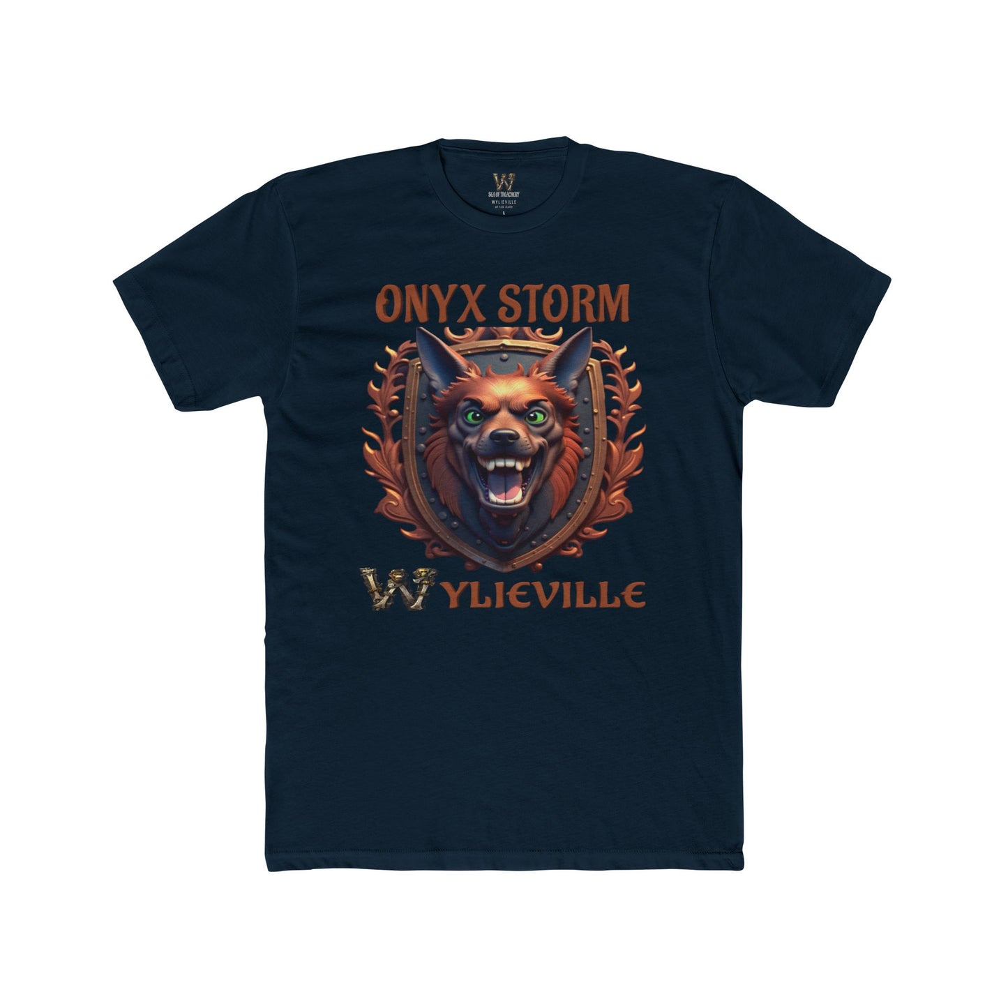 Wylieville After Dark: Onyx Storm Unisex Cotton Crew Tee