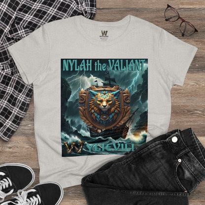 Wylieville After Dark: Nylah the Valiant Cove Midweight Cotton Tee