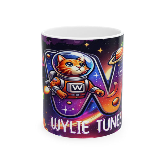 Wylie Tunes: Space Ceramic Mug, (11oz)