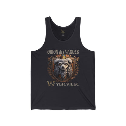 Wylieville After Dark: Orion des Vagues Unisex Jersey Tank