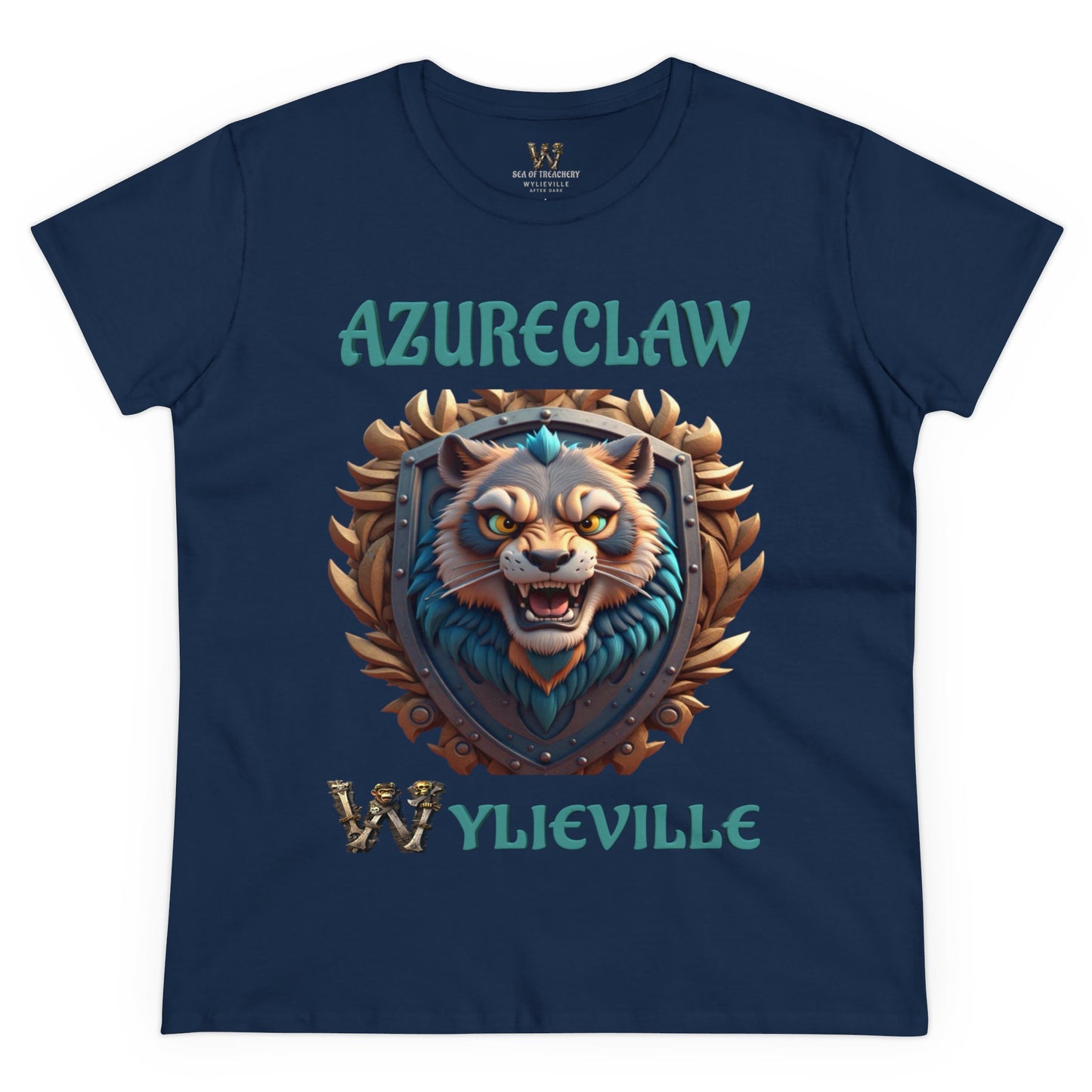 Wylieville After Dark: AzureClaw Midweight Cotton Tee