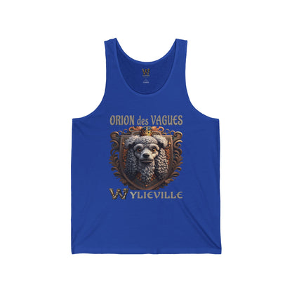 Wylieville After Dark: Orion des Vagues Unisex Jersey Tank