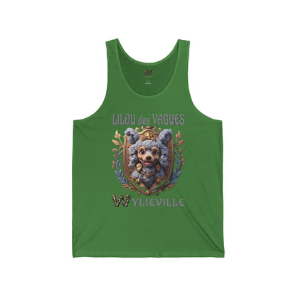 Wylieville After Dark: Lilou des Vagues Unisex Jersey Tank