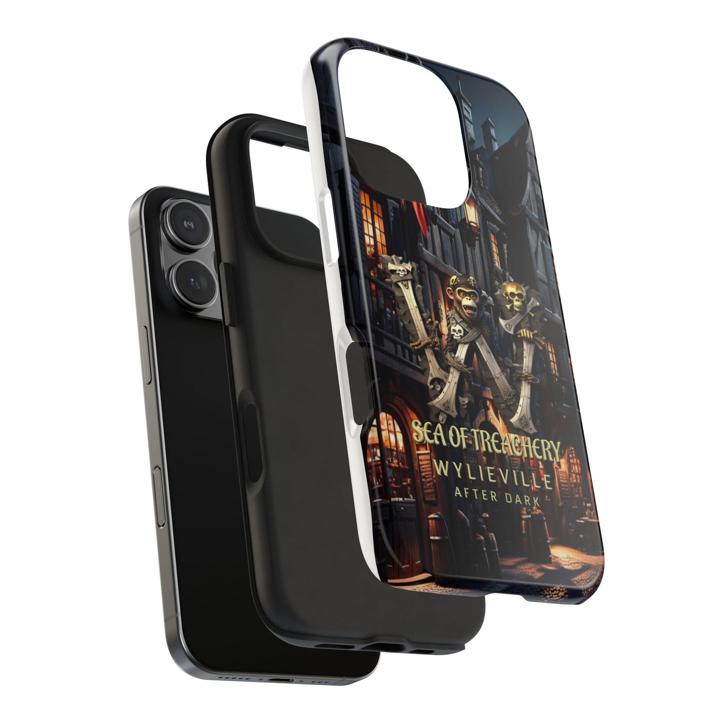 Wylieville After Dark: Sea of Treachery Tough iPhone 16 Pro Case