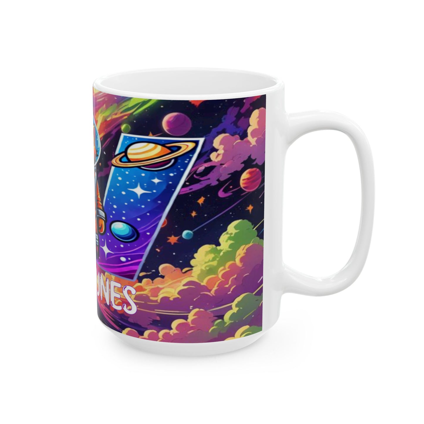 Wylie Tunes: Space 2 Ceramic Mug, (15oz)