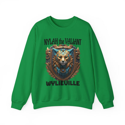 Wylieville After Dark: Nylah the Valiant  Heavy Blend Crewneck Sweatshirt