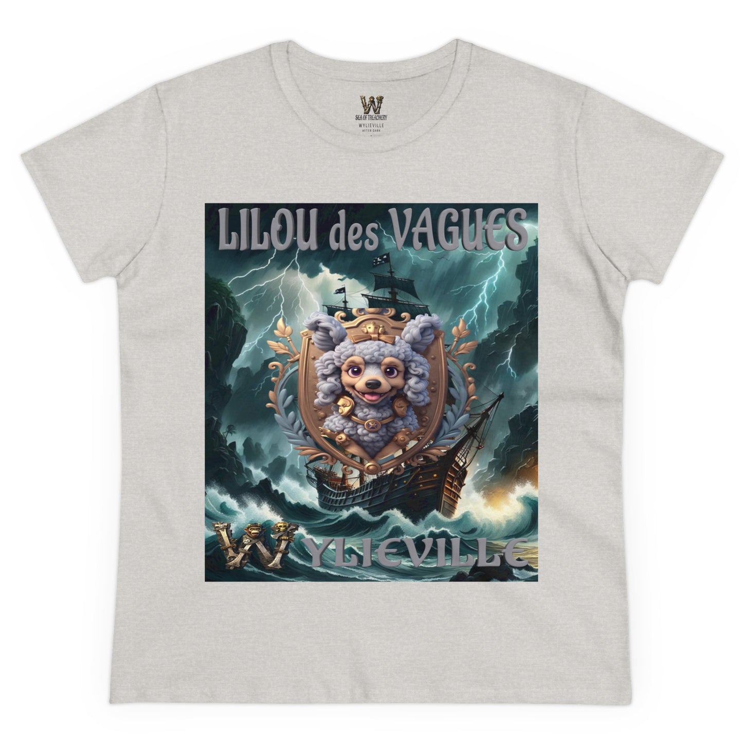 Wylieville After Dark: Lilou des Vagues Cove Midweight Cotton Tee