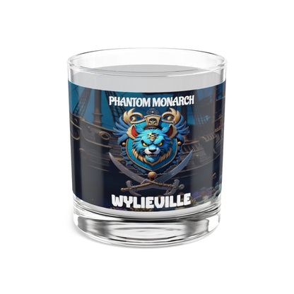 Wylieville After Dark: Phantom Monarch Rocks Glass, 10oz