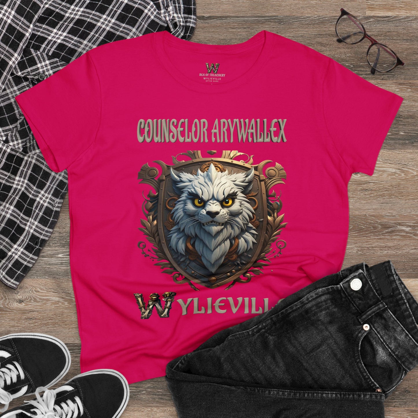 Wylieville After Dark: Counselor Arywallex Midweight Cotton Tee