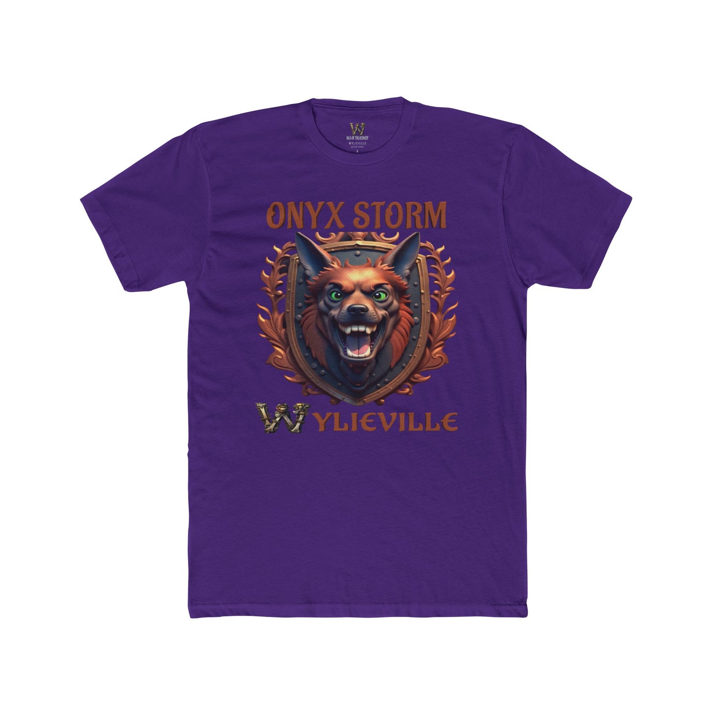 Wylieville After Dark: Onyx Storm Unisex Cotton Crew Tee