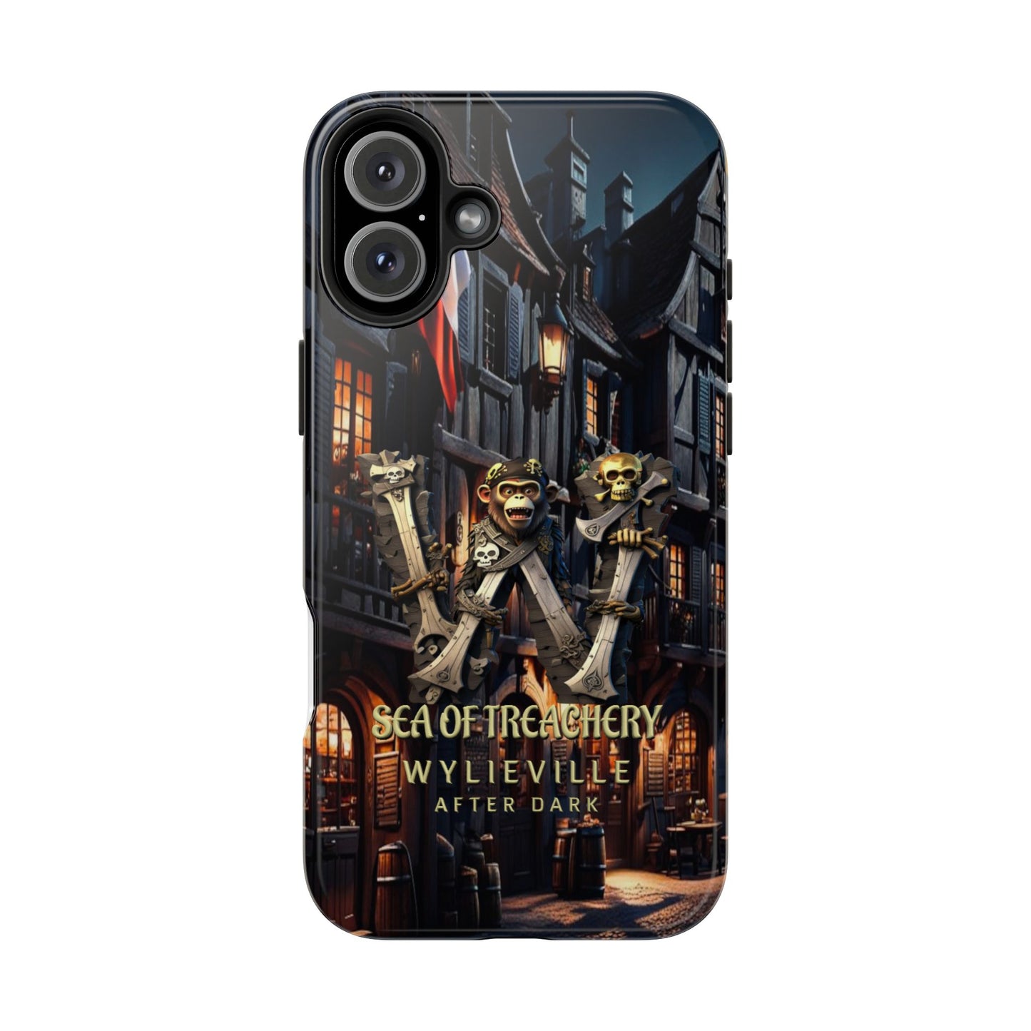 Wylieville After Dark: Sea of Treachery Tough iPhone 16 Plus Case