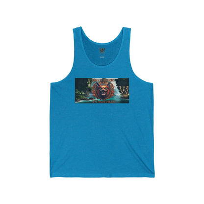 Wylieville After Dark: Onyx Storm Day Cove Unisex Jersey Tank