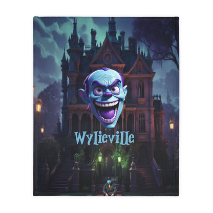 Wylieville: Velveteen Microfiber 50x60 Reversible Blanket – “Double the Action, Double the Story"