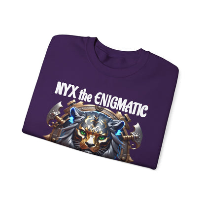 Wylieville After Dark: Nyx the Enigmatic Heavy Blend Crewneck Sweatshirt