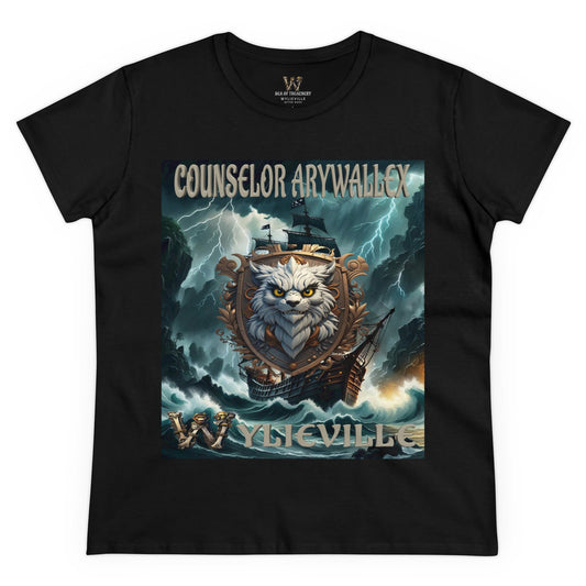 Wylieville After Dark: Counselor Arywallex Cove Midweight Cotton Tee