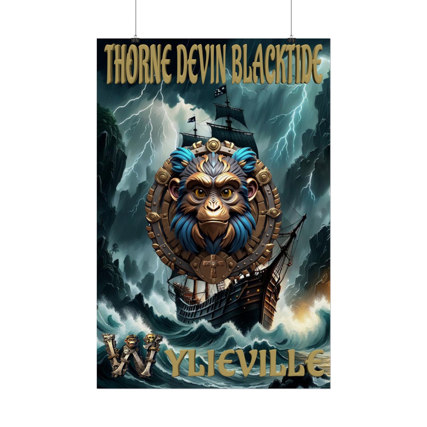 Wylieville After Dark: Sea of Treachery Thorne’s Rolled Poster