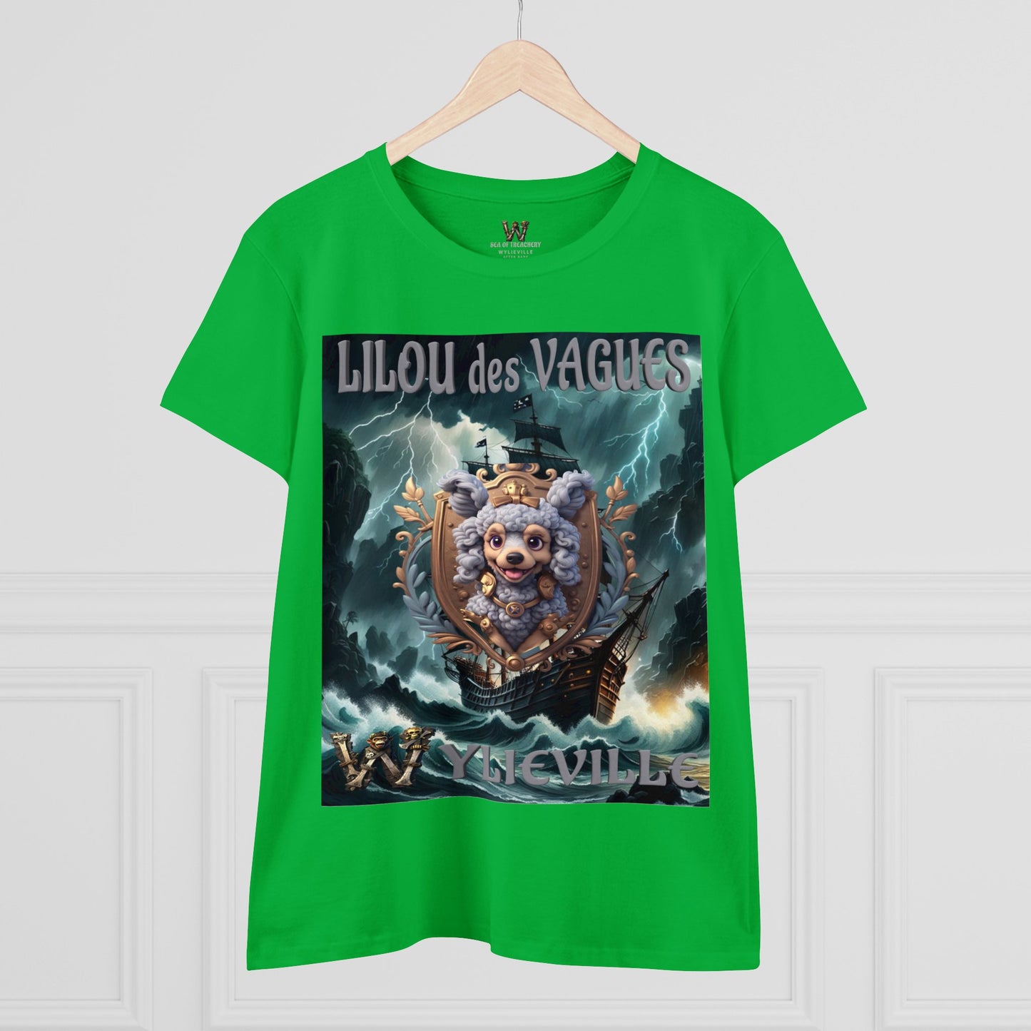 Wylieville After Dark: Lilou des Vagues Cove Midweight Cotton Tee