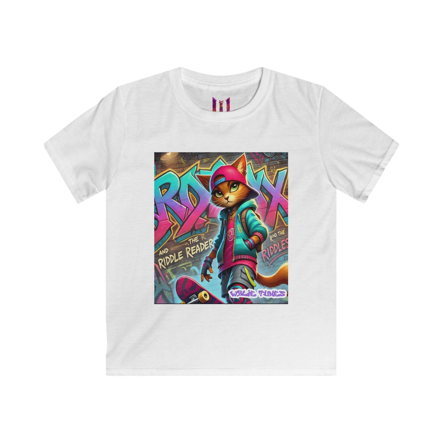 Wylie Tunes: Roxy's Riddles Graffik Youth Softstyle Tee