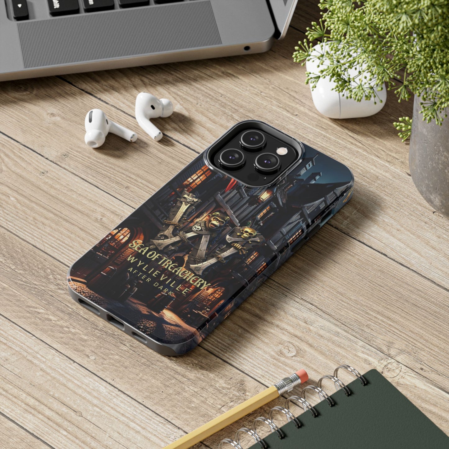 Wylieville After Dark: Sea of Treachery Tough iPhone 14 Pro Max Case