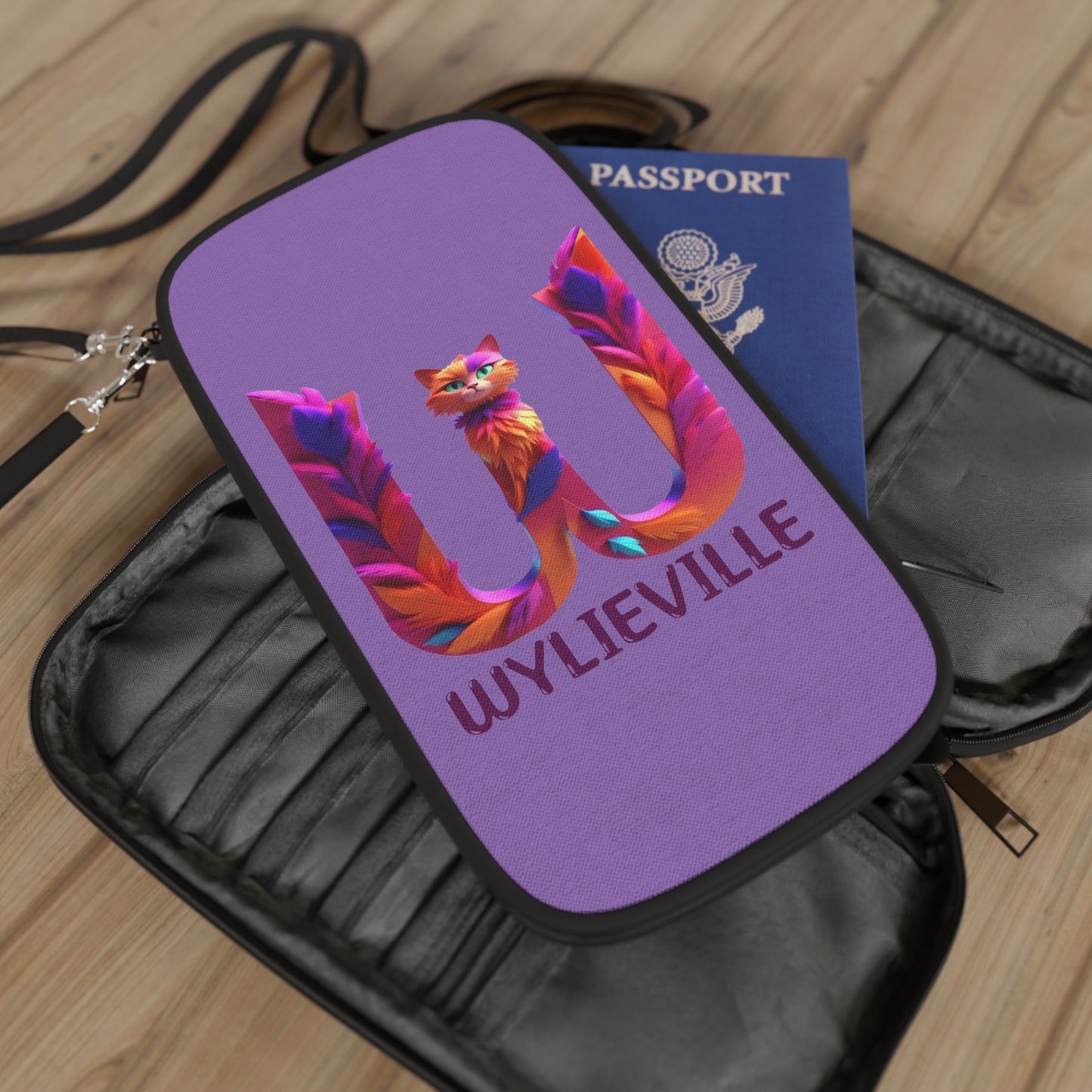 Wylieville Passport Wallet - Lt. Purple