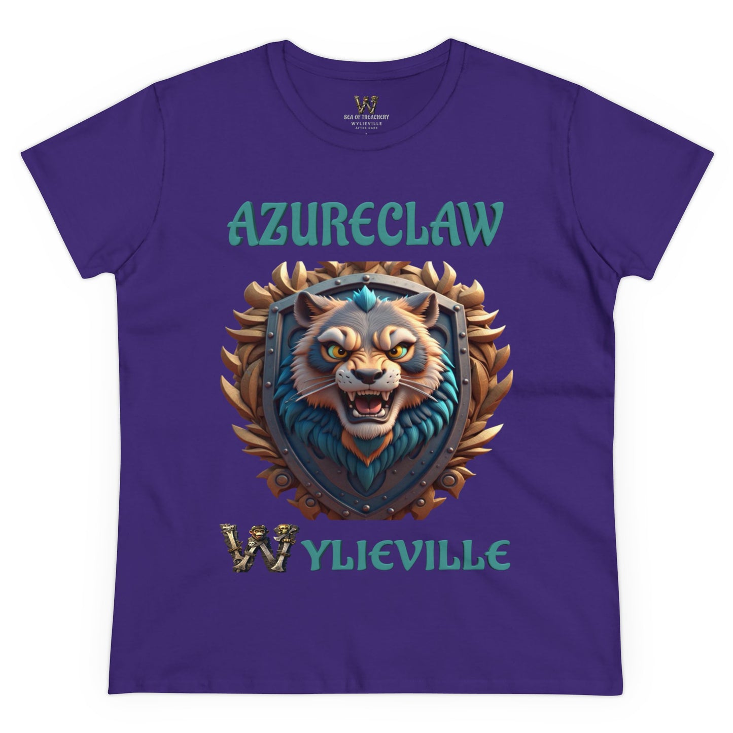 Wylieville After Dark: AzureClaw Midweight Cotton Tee