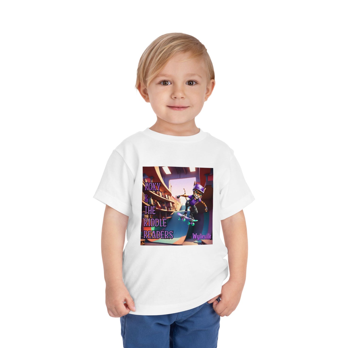 Wylieville: Roxy & The Riddle Readers Toddler Short Sleeve Tee