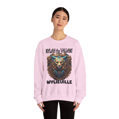 Wylieville After Dark: Nylah the Valiant  Heavy Blend Crewneck Sweatshirt