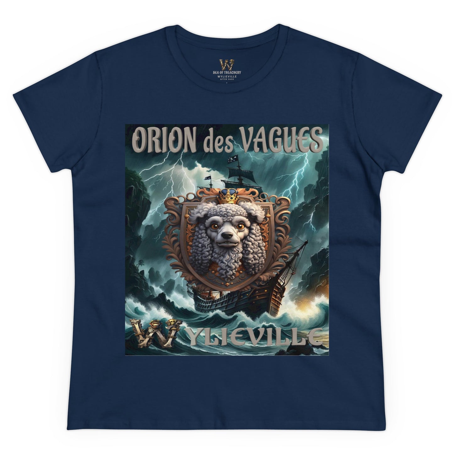 Wylieville After Dark: Orion des Vagues Cove Midweight Cotton Tee