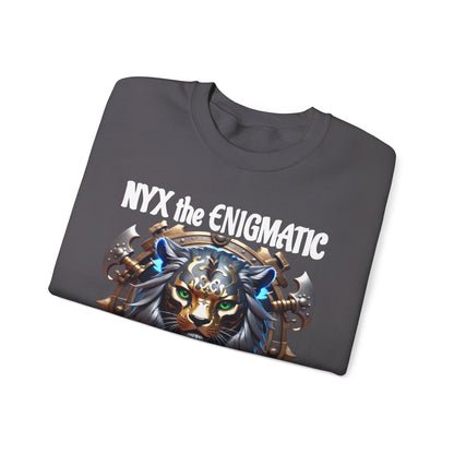 Wylieville After Dark: Nyx the Enigmatic Heavy Blend Crewneck Sweatshirt