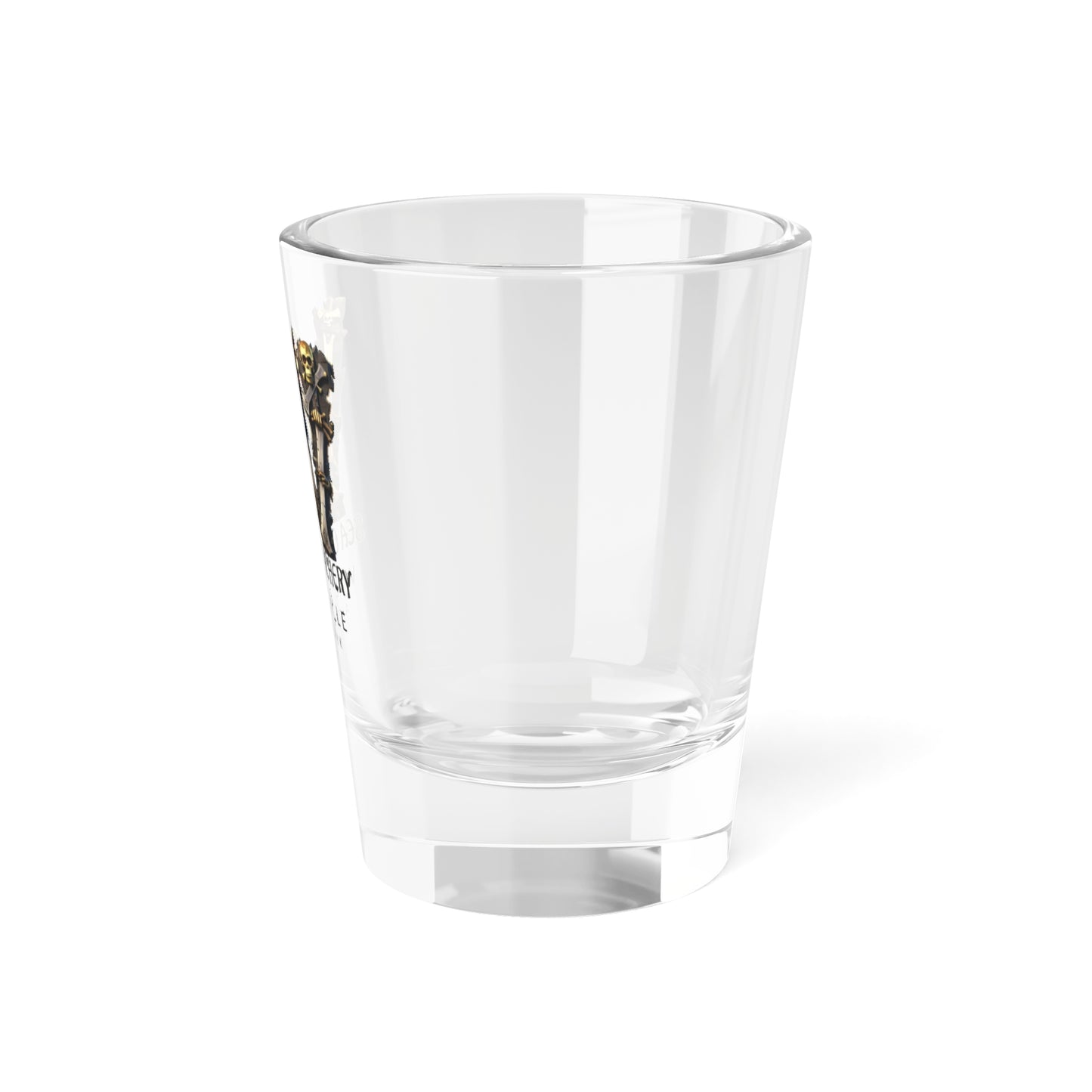 Wylieville After Dark: Sea of Treachery Shot Glass, 1.5oz